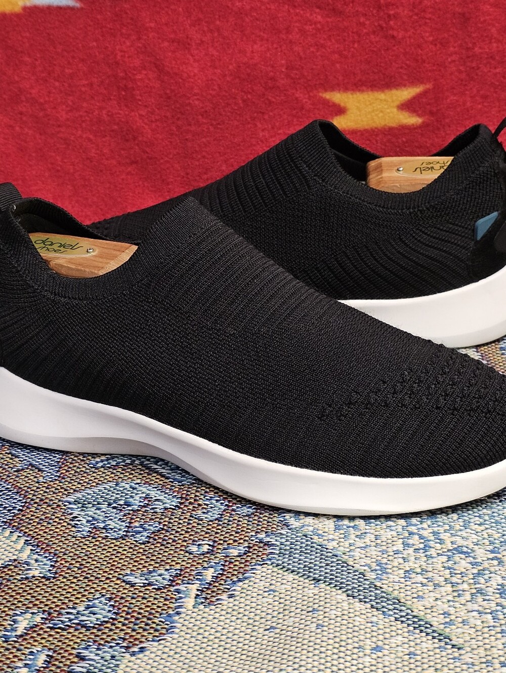 Vessi Women's Size 9 Everyday Move Slip On Sneaker Onyx Black Shoes